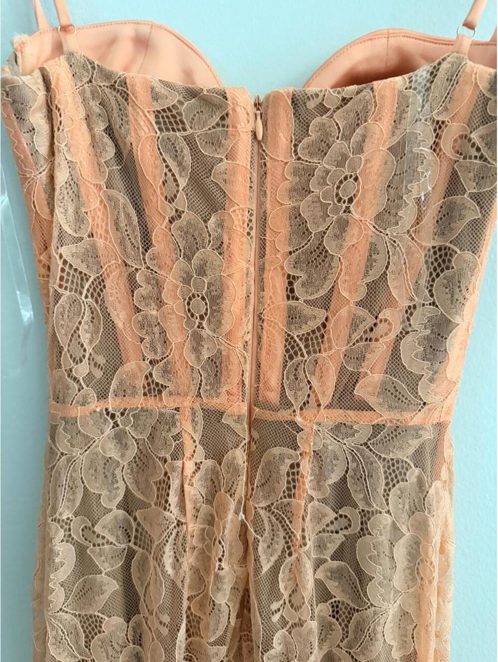 House Of Cb Cordelia Lace-Embroidered Corset Maxi Dress - Picture 7 of 7